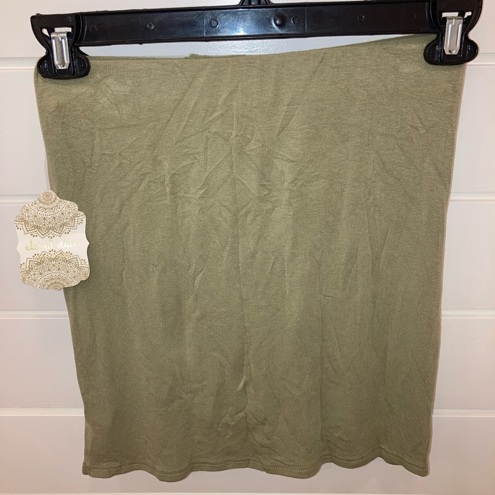 Altar’d State Sage Green Skirt - Picture 2 of 3